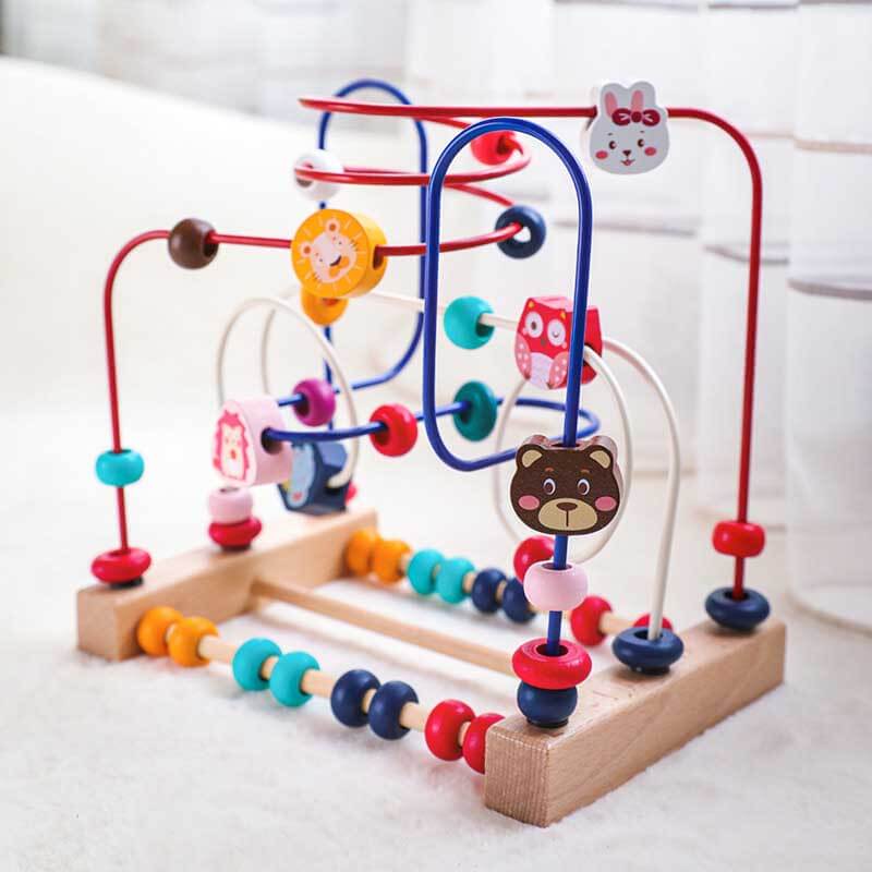 Educational Wooden Bead Maze Toy