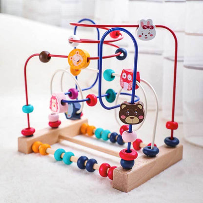 Educational Wooden Bead Maze Toy