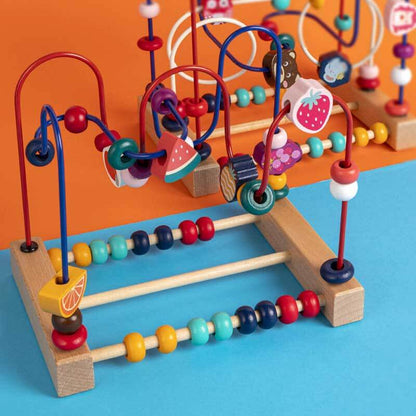 Educational Wooden Bead Maze Toy