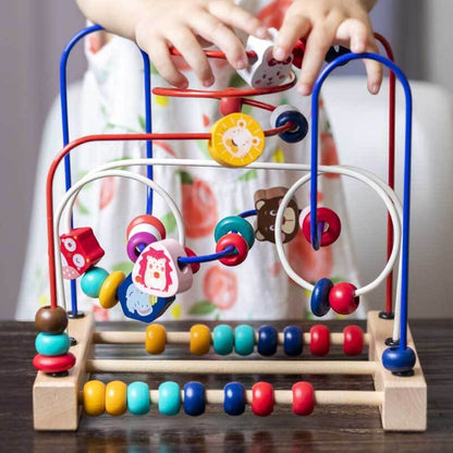 Educational Wooden Bead Maze Toy