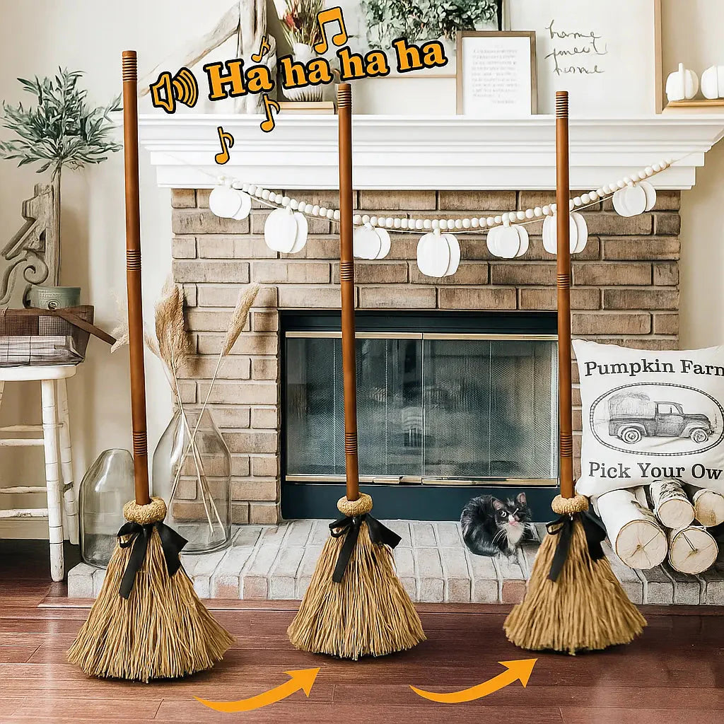 Haunted Airy Witch Broom Decoration - Luxicro