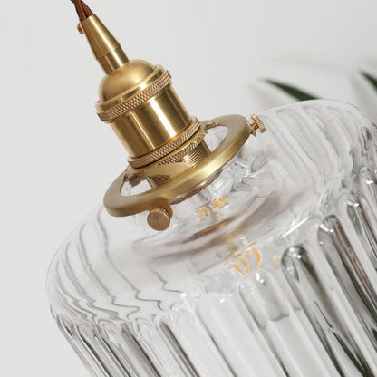 Classic Antique Metal Globe Hanging Lamp