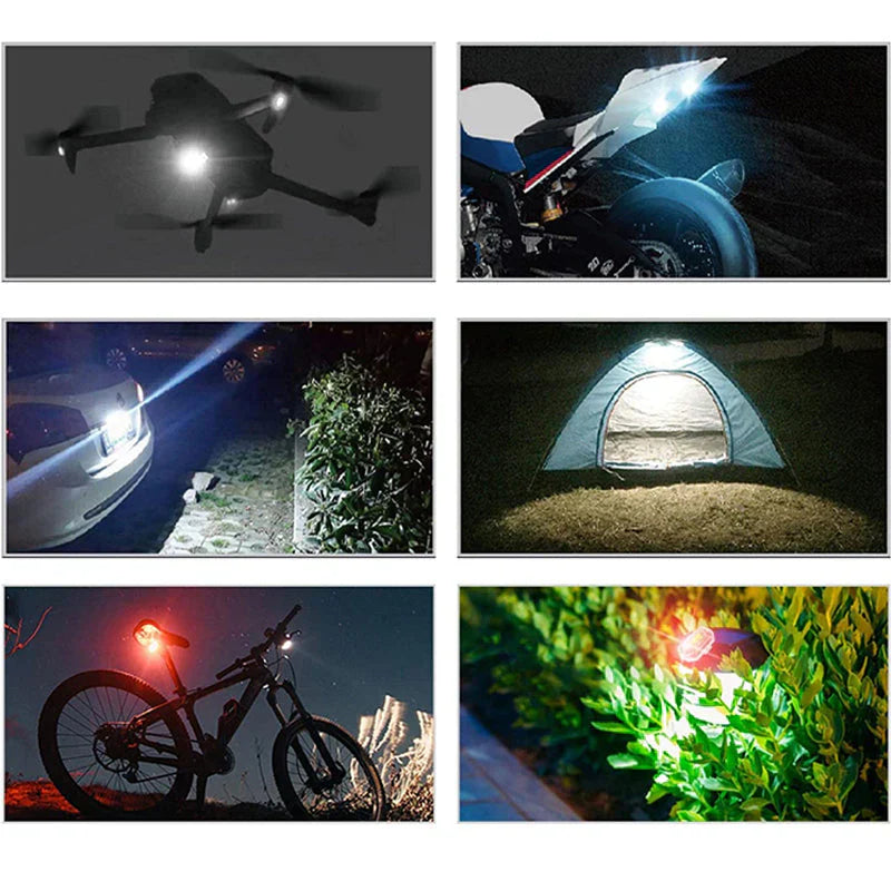 Bright LED Bike Tail Light with Wireless Remote Control