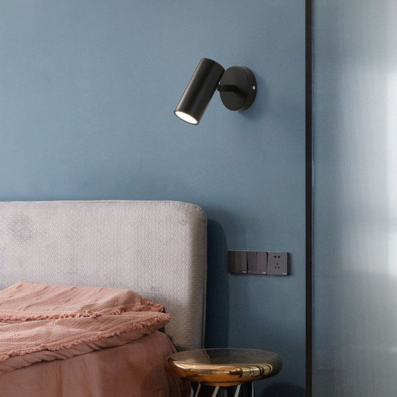 Simple Metal Wall Light – Contemporary 1-Light Reading Lamp - Luxicro