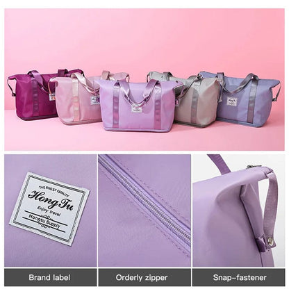 Spacious Dual Compartment Travel Duffel Bag