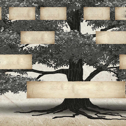 Customizable Ancestor Family Tree Wall Decor