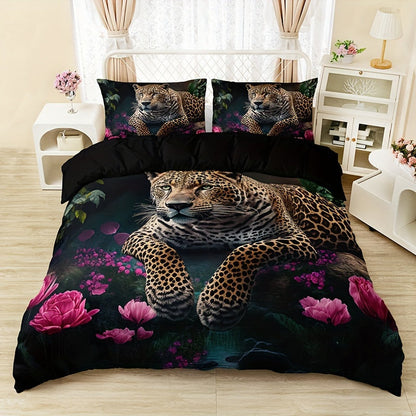 Colorful Patterned 3 Piece Bedding Set - Luxicro