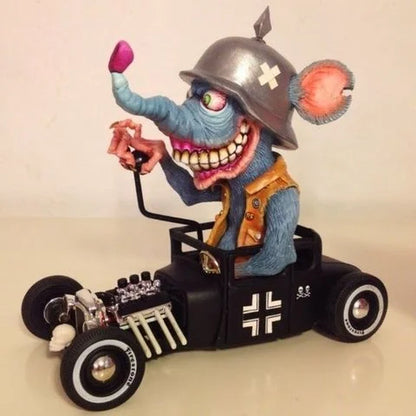 Creepy Rat Figurine Halloween Decoration Toy