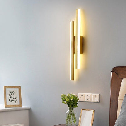 Bright Slim LED Wall Light Modern Strip Fixture