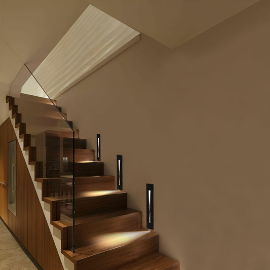 Bright LED Stair Wall Light 3W Slim Aluminum Lamp - Luxicro