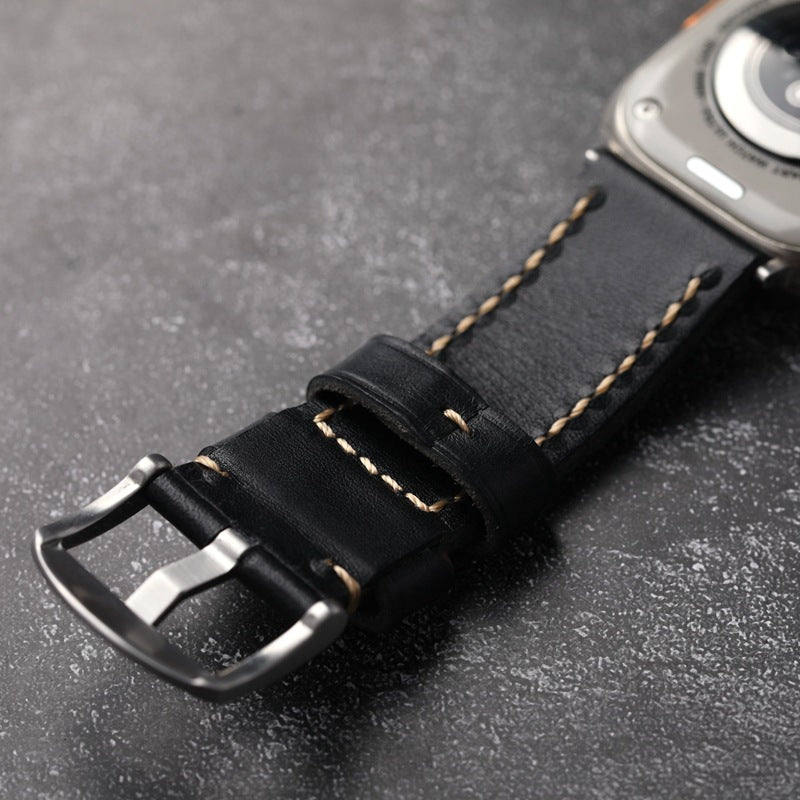 Dark Brown Genuine Leather Band