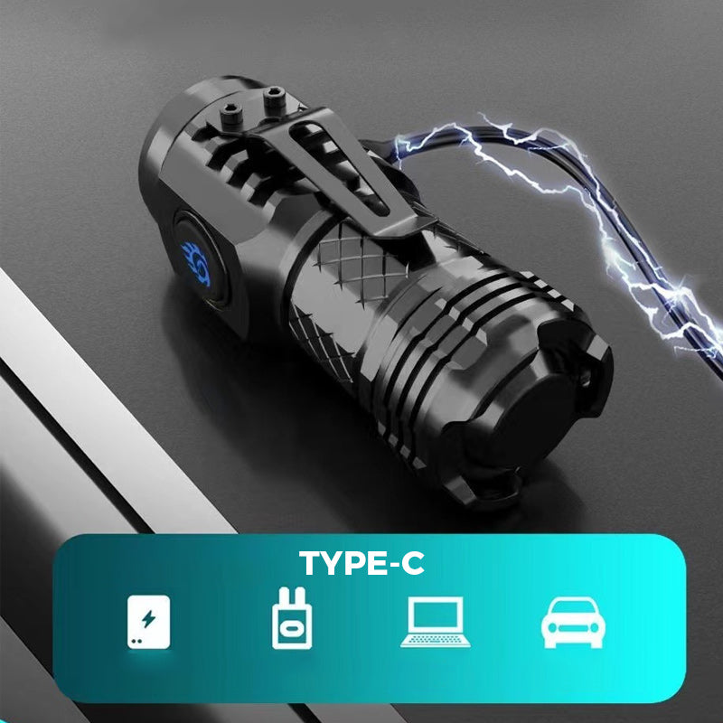 Small LED Flashlight with Colorful Style