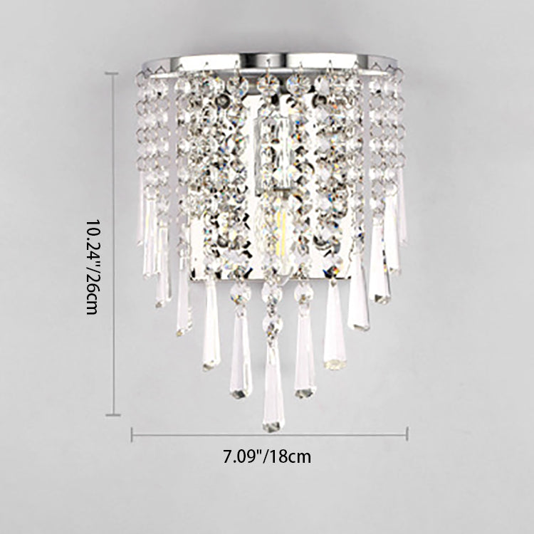 Luxurious Metal Sparkle Wall Light