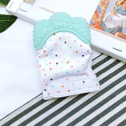 Baby Teether Glove with Gentle Chewable Tips