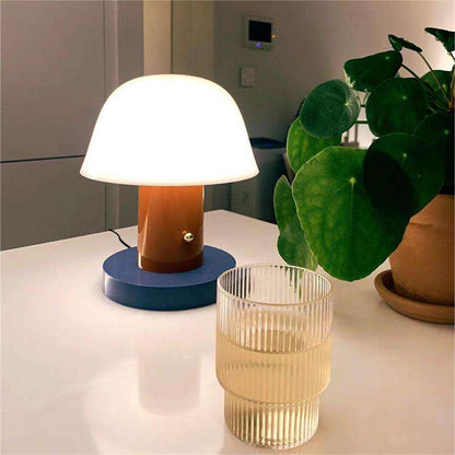 Soft Light Wooden Table Lamp