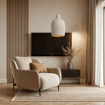 Minimalist Japanese Style Pendant Lamp With Soft Light