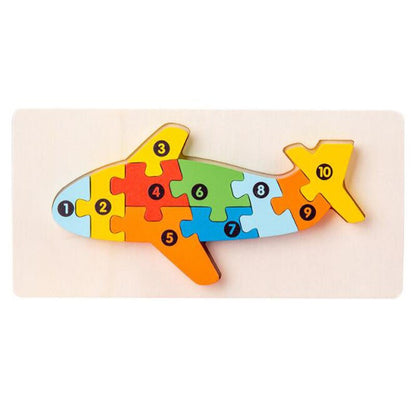 Vibrant Wood Brain Teaser Blocks for Children