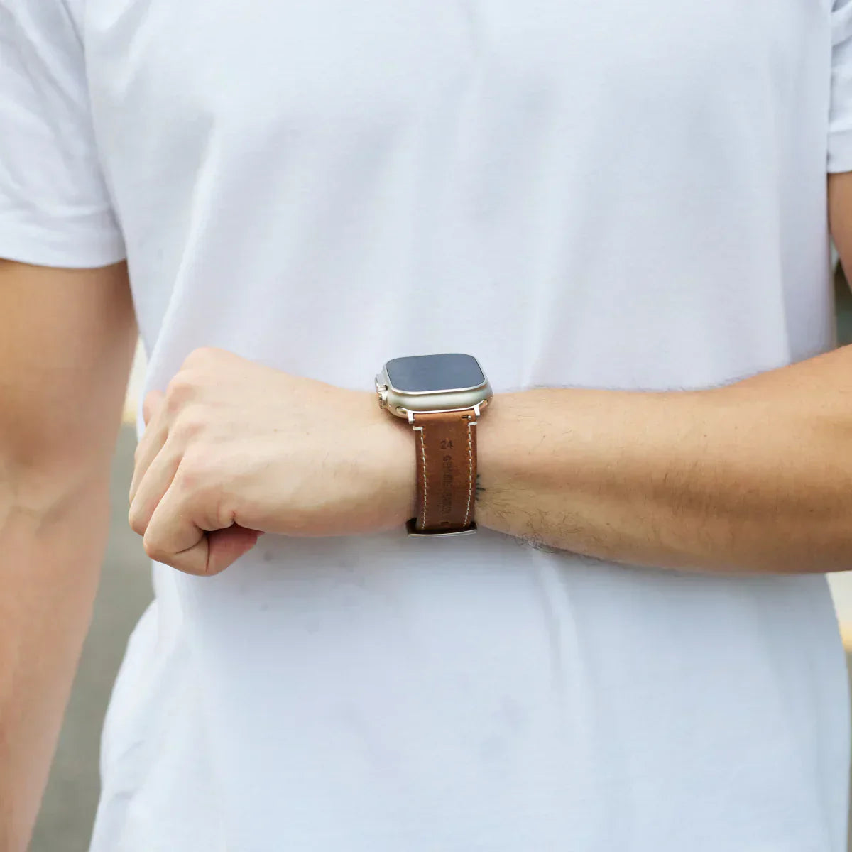 Classic Genuine Leather Apple Watch Strap