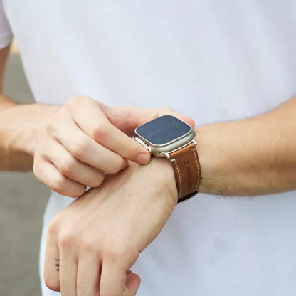 Classic Genuine Leather Apple Watch Strap