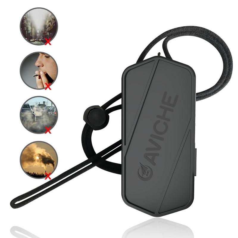 Compact Wearable Air Cleaner Necklace