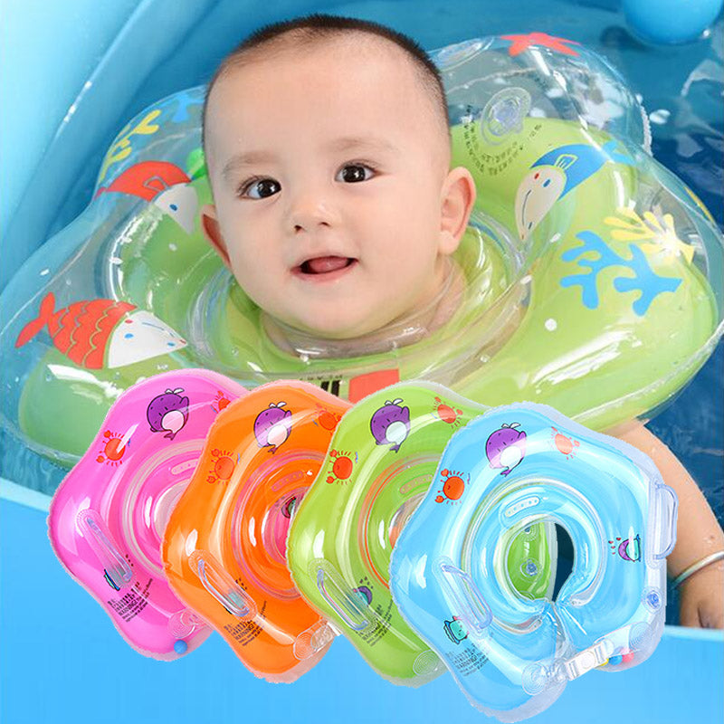 Comfortable Infant Pool Float - Baby Water Support Ring - Luxicro