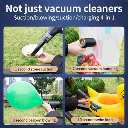 Compact Multi-Tool Car Vacuum Cleaning Set