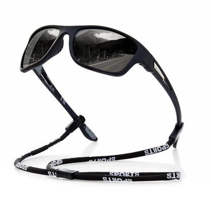 Men's Sport Wraparound Sunglasses with UV Protection