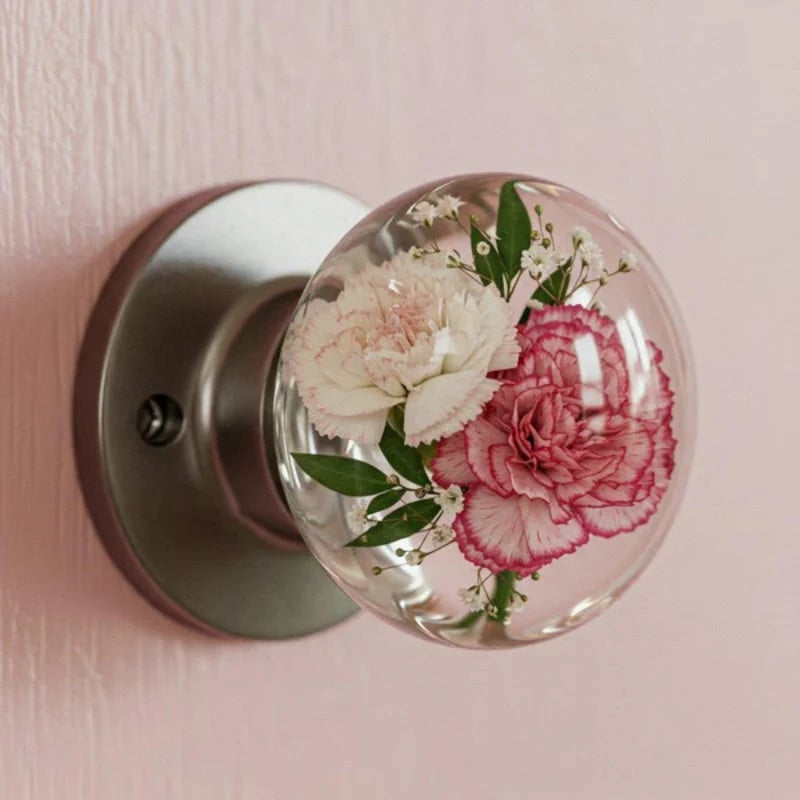 Modern LED Door Handles with Warm Light