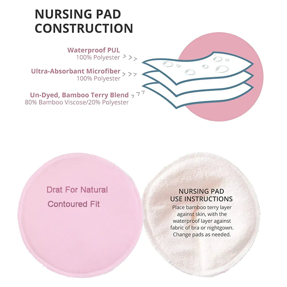 Breastfeeding Soft Bamboo Nursing Pads