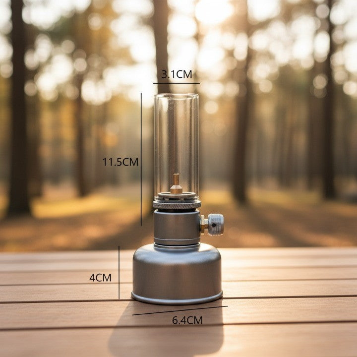 Small Outdoor Fire Pit Table Lamp - Luxicro