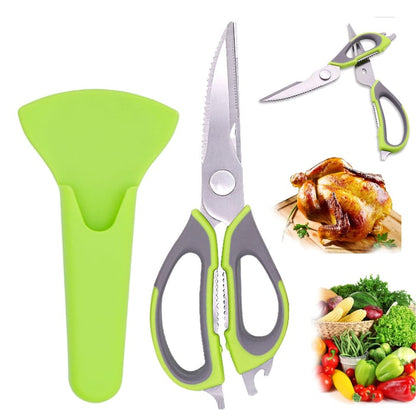 Premium 5-in-1 Kitchen Scissors for Easy Food Prep