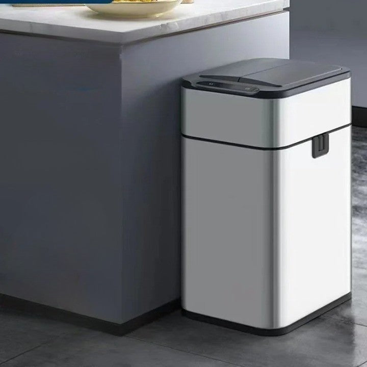 Hands Free Stainless Steel Sensor Bin