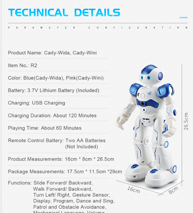 Cool Remote Control Robot Toy