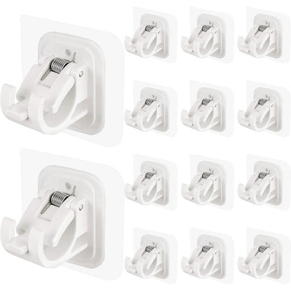 Simple Install Curtain Rod Holders No Drill Needed