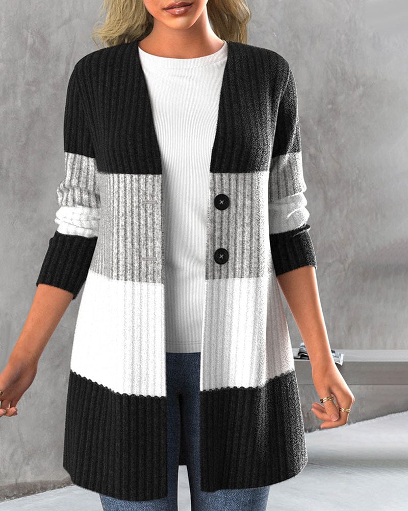 Cozy Oversized Women's Long Cardigan - Soft Knit - Luxicro