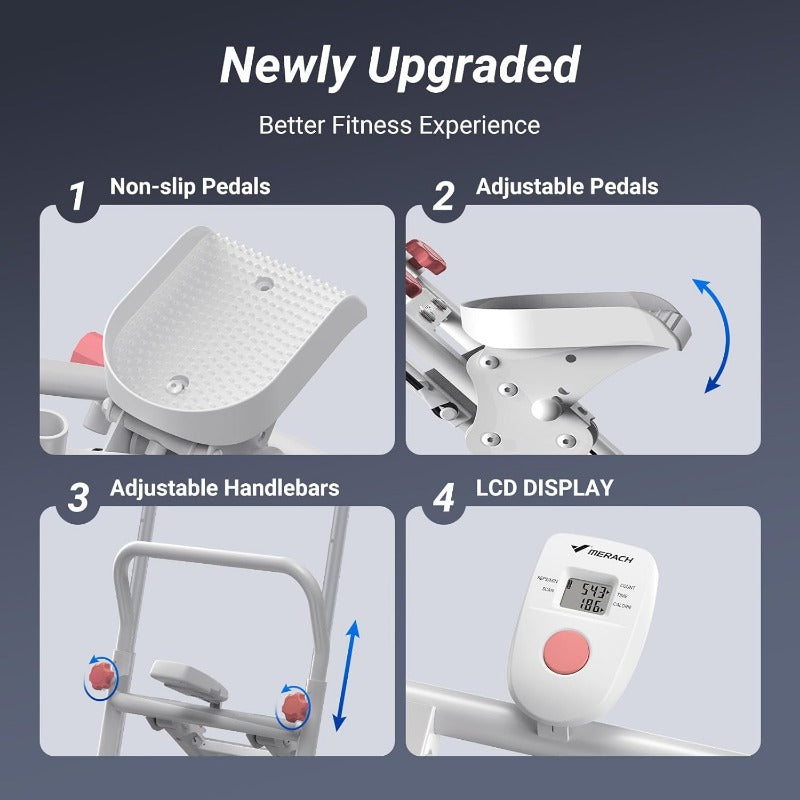 Space Saving Mini Stair Climber Stepper Machine