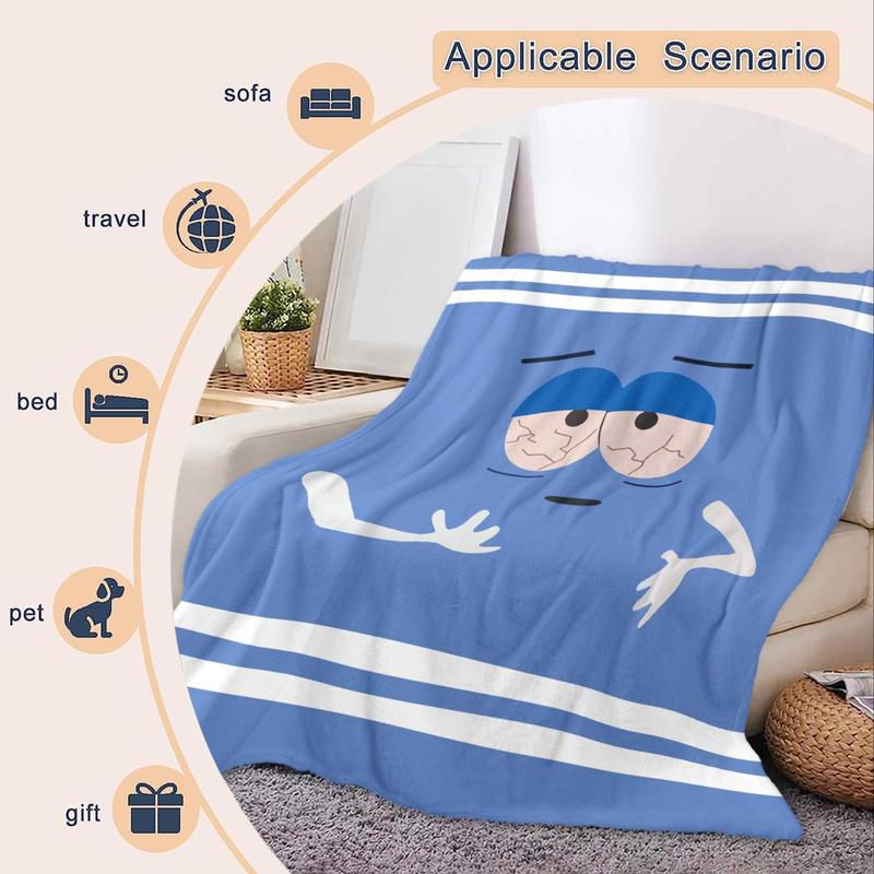 Soft Fuzzy Fun Throw Blanket
