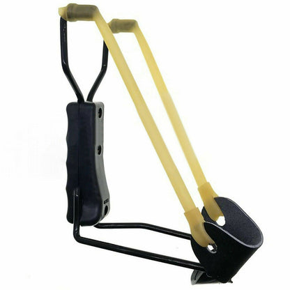Portable Aluminum Wrist Rocket with Leather Pouch