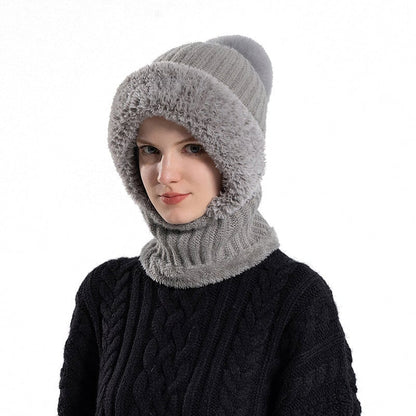 Warm Women's Cable Knit Winter Hat