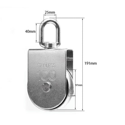 Heavy Duty Steel Swing Pulley Block