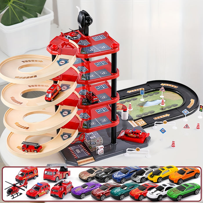 Ultimate 3D Fire Station Playset with Trucks and Accessories