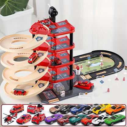 Ultimate 3D Fire Station Playset with Trucks and Accessories