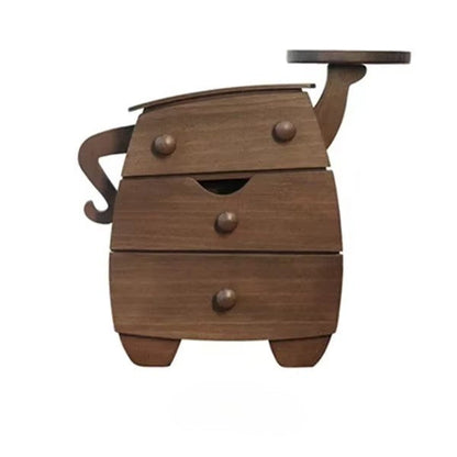 Compact Wooden Jewelry Storage Case