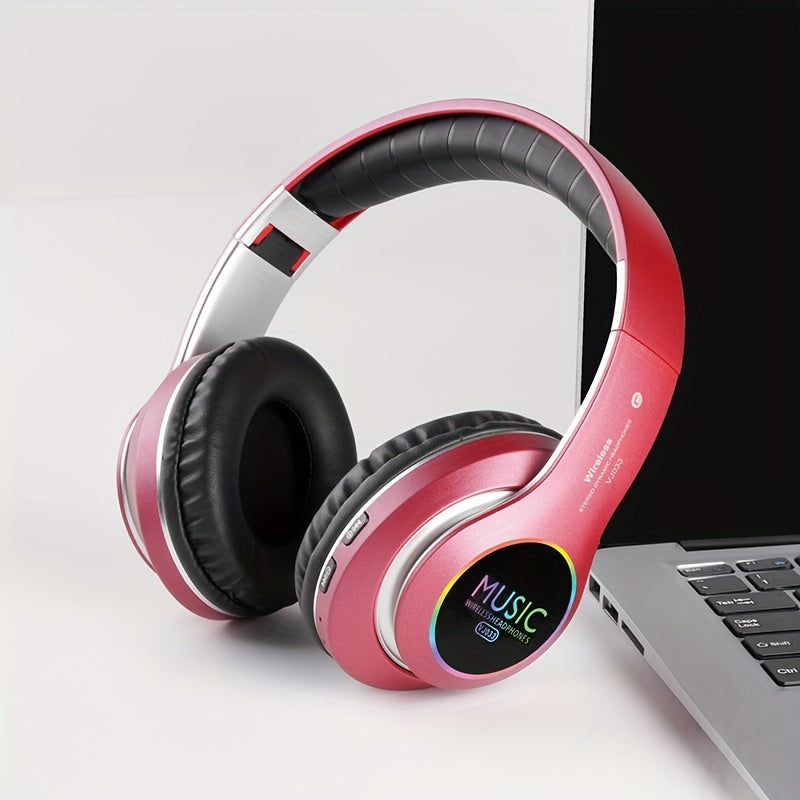 Cordless LED Illuminated Over Ear Headphones