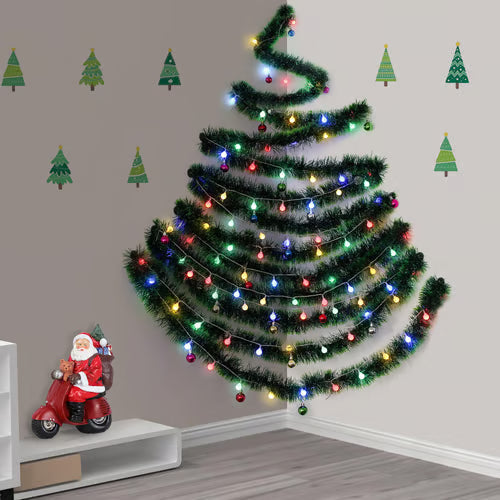 Foldable Wall Mount Christmas Tree