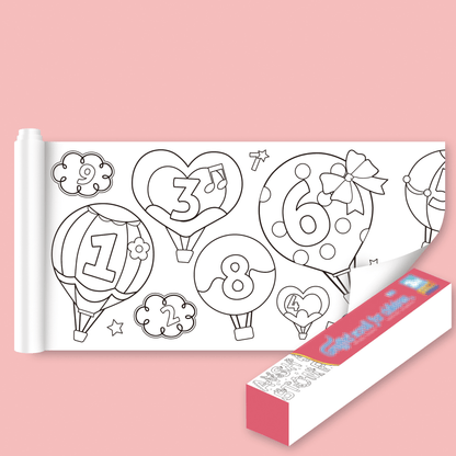 Colorful Children's Craft Paper Scroll