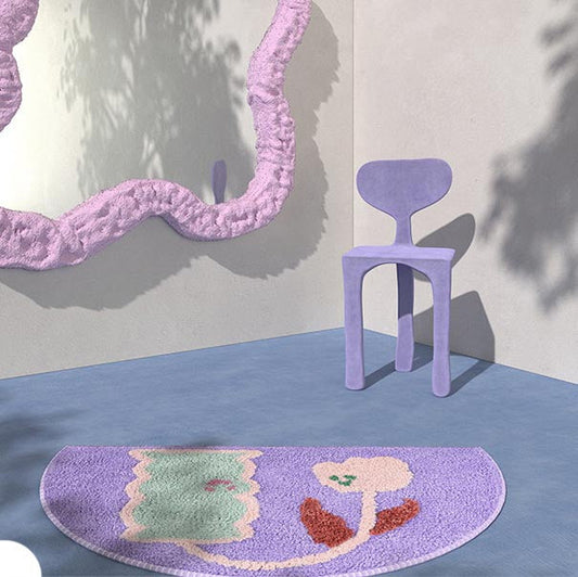 Colorful Floral Bathroom Mat - Luxicro