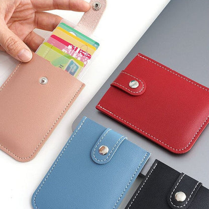 Slim Travel Leather Passport Wallet