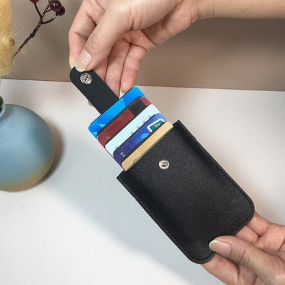 Slim Travel Leather Passport Wallet