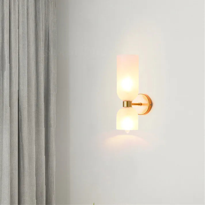 Contemporary Double Glow Wall Light